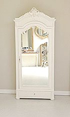 french antique single door armoire